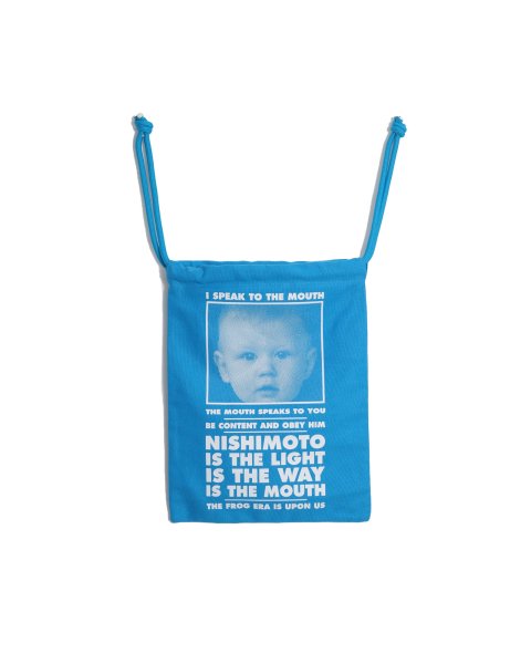 画像2: NISHIMOTO IS THE MOUTH (BIG DRAWSTRING BAG) BLUE (2)