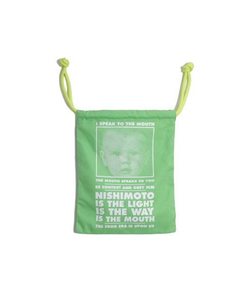 画像2: NISHIMOTO IS THE MOUTH (BIG DRAWSTRING BAG) GREEN (2)