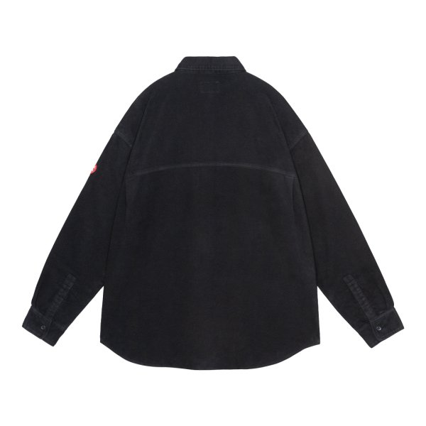画像2: C.E (BRUSHED COTTON DESIGN BIG SHIRT) BLACK (2)