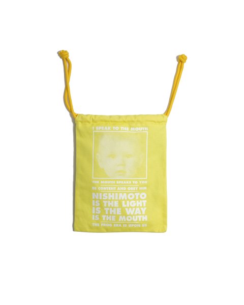 画像2: NISHIMOTO IS THE MOUTH (BIG DRAWSTRING BAG) YELLOW (2)