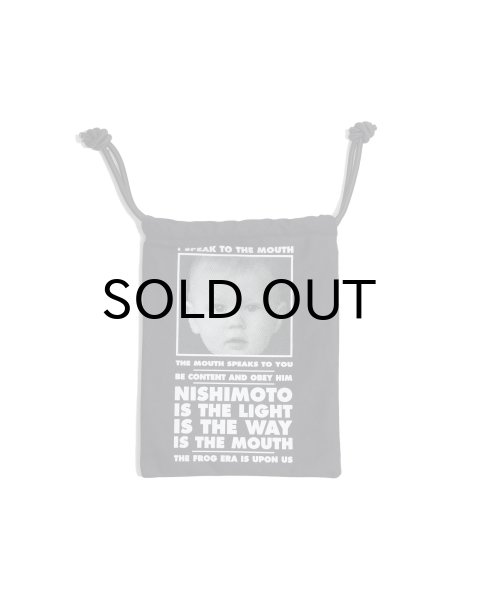 画像2: NISHIMOTO IS THE MOUTH (BIG DRAWSTRING BAG) BLACK (2)