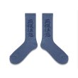 画像2: BLACK EYE PATCH (HWC SOCKS) BLUE (2)