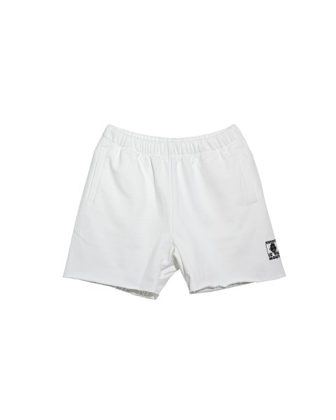 画像1: NISHIMOTO IS THE MOUTH (WIDE SWEAT SHORTS) WHITE (1)