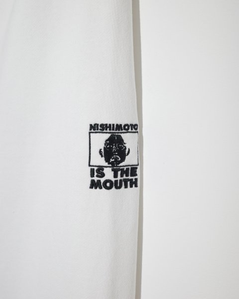 画像3: NISHIMOTO IS THE MOUTH (WIDE SWEAT PANTS) WHITE (3)