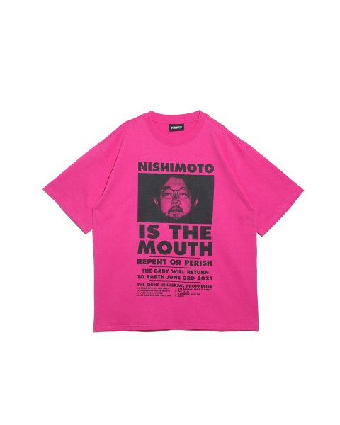 画像1: NISHIMOTO IS THE MOUTH (S/S TEE) PINK (1)