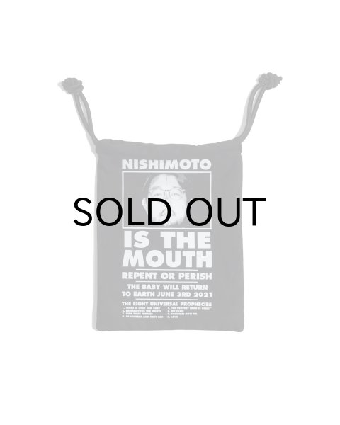 画像1: NISHIMOTO IS THE MOUTH (BIG DRAWSTRING BAG) BLACK (1)