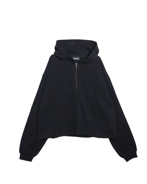 画像1: NISHIMOTO IS THE MOUTH (WIDE ZIP SWEAT HOODIE) BLACK (1)