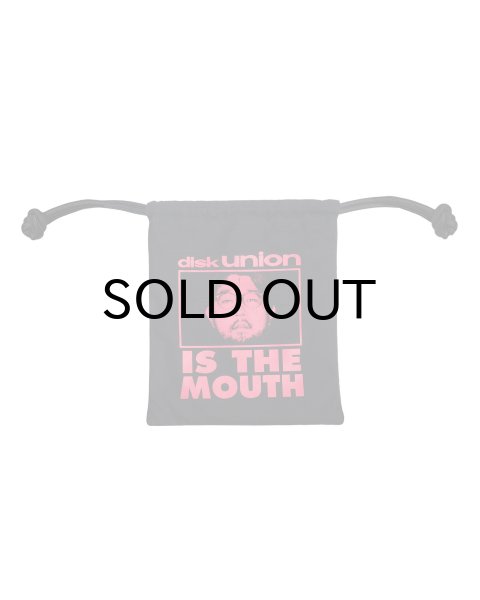 画像1: NISHIMOTO IS THE MOUTH (diskunion BIG DRAWSTRING BAG) BLACK (1)