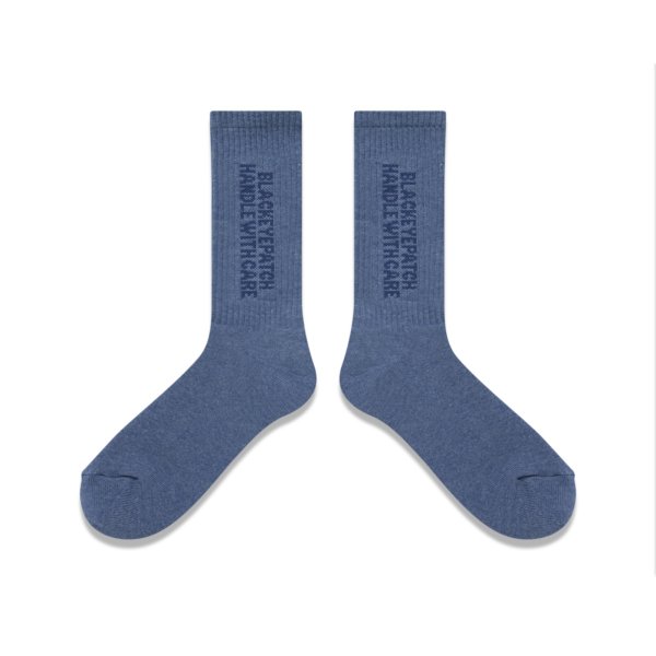 画像3: BLACK EYE PATCH (HWC SOCKS) BLUE (3)