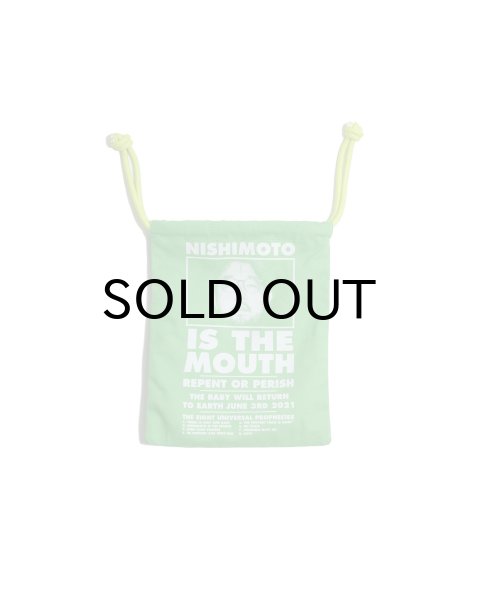 画像1: NISHIMOTO IS THE MOUTH (BIG DRAWSTRING BAG) GREEN (1)