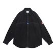 画像1: C.E (BRUSHED COTTON DESIGN BIG SHIRT) BLACK (1)