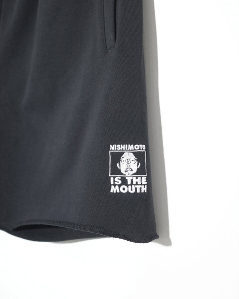 画像2: NISHIMOTO IS THE MOUTH (WIDE SWEAT SHORTS) BLACK (2)