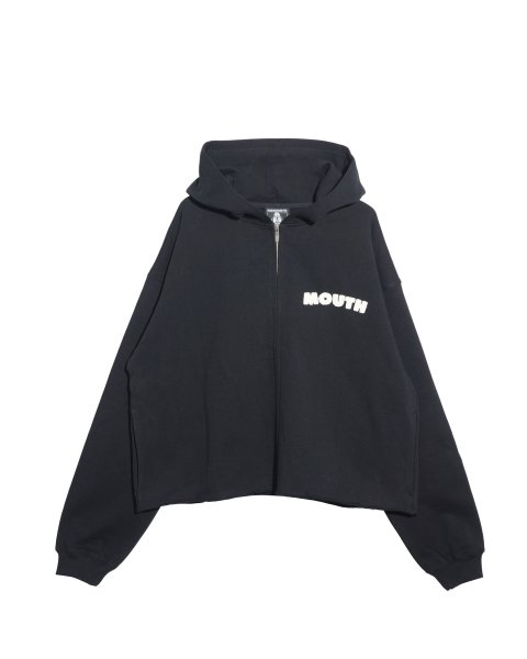 画像1: NISHIMOTO IS THE MOUTH (WIDE ZIP SWEAT HOODIE) BLACK (1)