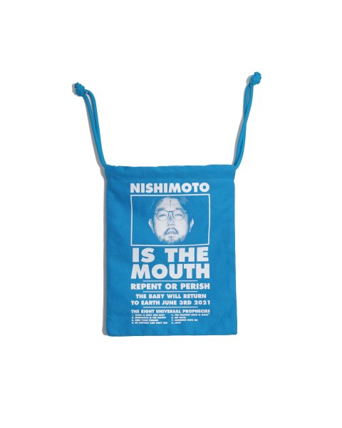 画像1: NISHIMOTO IS THE MOUTH (BIG DRAWSTRING BAG) BLUE (1)