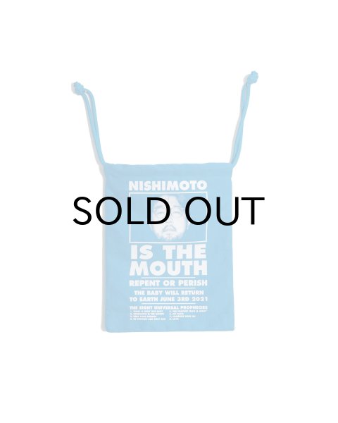 画像1: NISHIMOTO IS THE MOUTH (BIG DRAWSTRING BAG) BLUE (1)