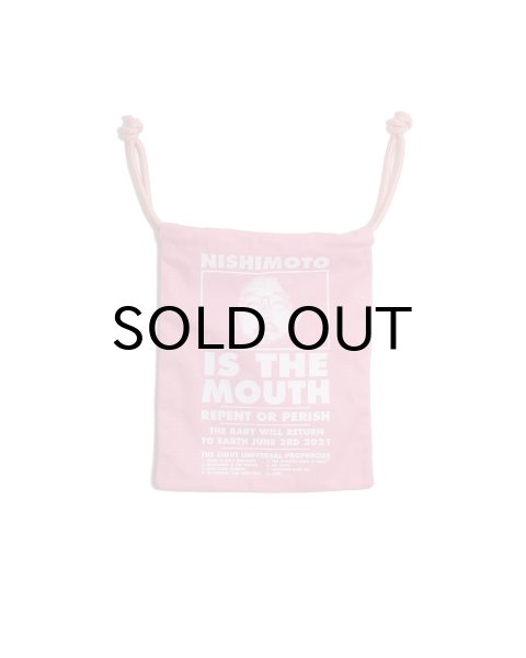 画像1: NISHIMOTO IS THE MOUTH (BIG DRAWSTRING BAG) PINK (1)
