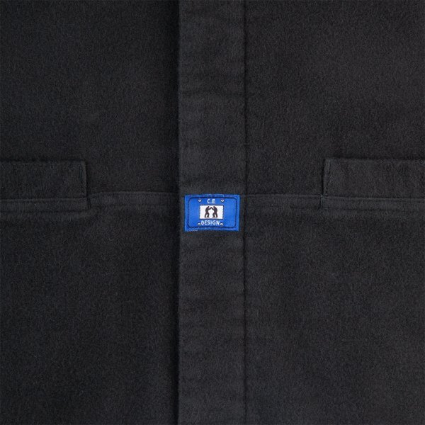 画像3: C.E (BRUSHED COTTON DESIGN BIG SHIRT) BLACK (3)