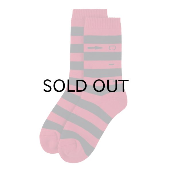 画像1: C.E (C.2 STRIPE SOCKS) RED (1)