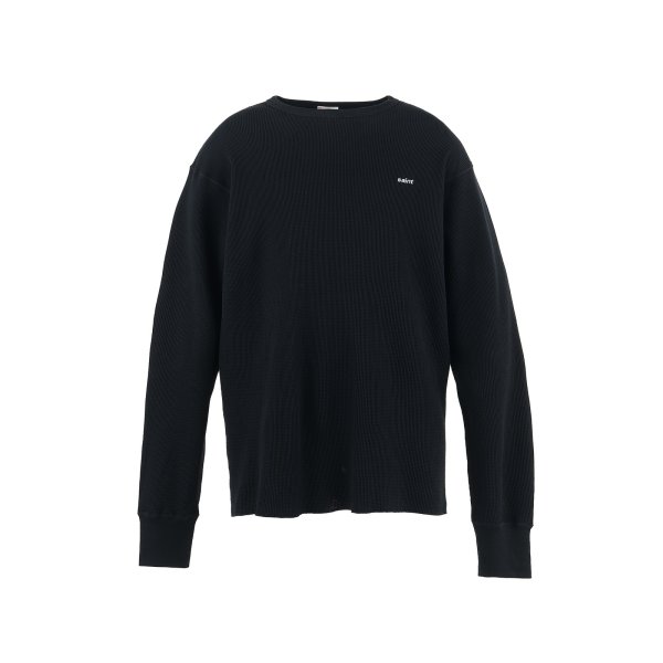 画像1: SAINT Mxxxxxx (THARMAL SHIRT_THARMAL) BLACK (1)