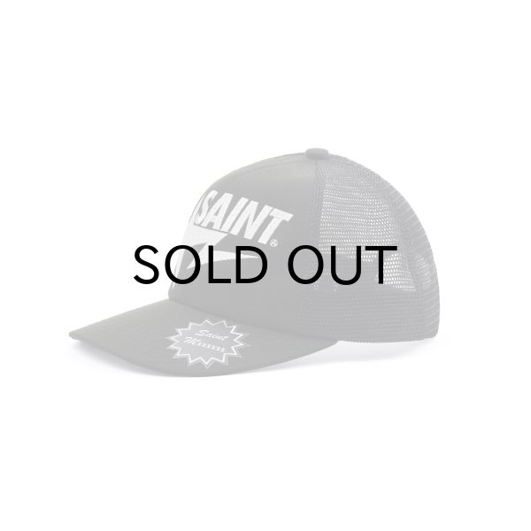 画像2: SAINT Mxxxxxx (BAPE_MESH CAP) BLACK (2)