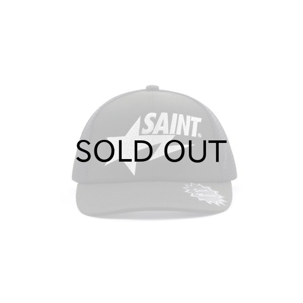 画像1: SAINT Mxxxxxx (BAPE_MESH CAP) BLACK (1)
