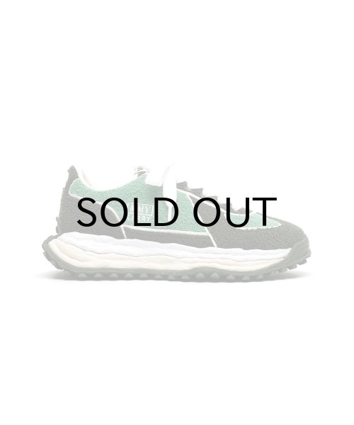 画像2: Maison MIHARA YASUHIRO ("LARRY" OG SOLE CHENILLE EMBROIDERY CANVAS LOW-TOP SNEAKER) GREEN (2)