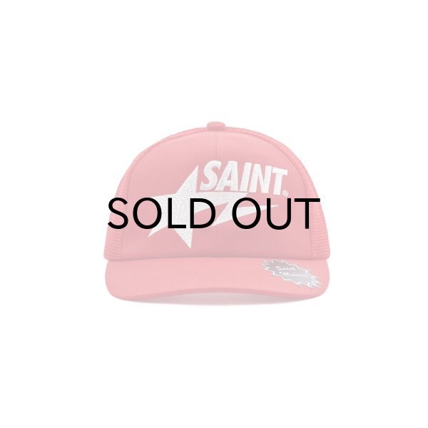 画像1: SAINT Mxxxxxx (BAPE_MESH CAP) RED (1)