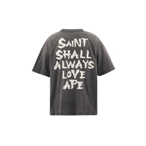画像2: SAINT Mxxxxxx (BAPE_SS T-SHIRT_ALWAYS LOVE) BLACK (2)