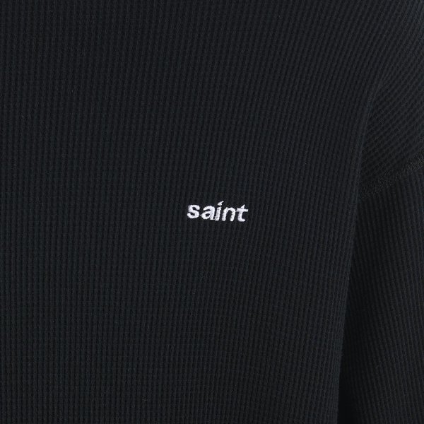 画像2: SAINT Mxxxxxx (THARMAL SHIRT_THARMAL) BLACK (2)