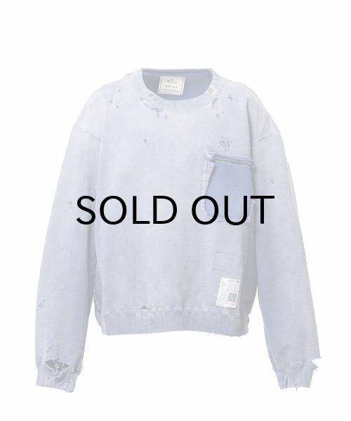 画像1: Maison MIHARA YASUHIRO (Sun Faded Like Sweatshirt) BLUE (1)