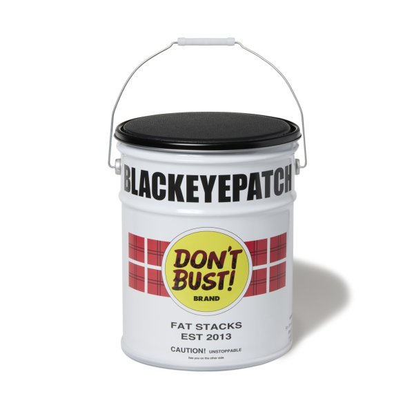 画像2: BLACK EYE PATCH (BUST-O-LEUM PAINT BUCKET) WHITE (2)