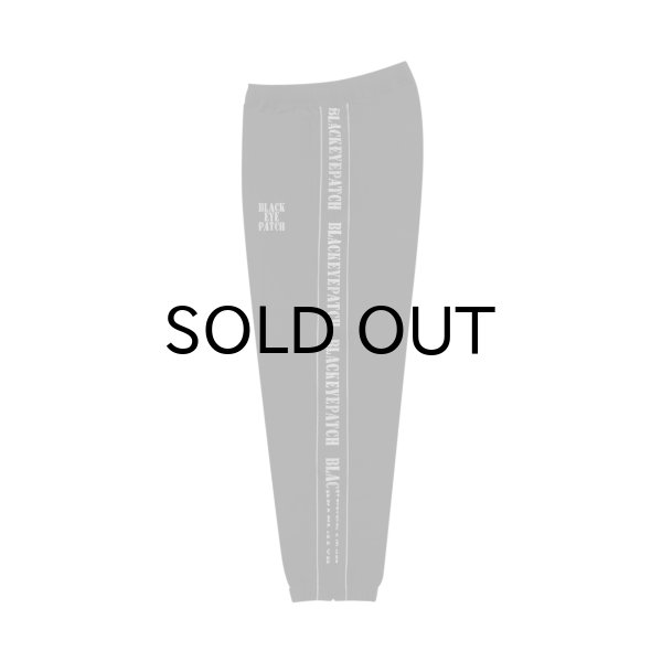 画像3: BLACK EYE PATCH (REFLECTIVE STENCIL LOGO TRACK PANTS) BLACK (3)