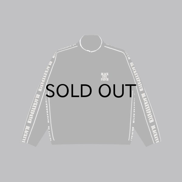 画像3: BLACK EYE PATCH (REFLECTIVE STENCIL LOGO TRACK JACKET) BLACK (3)