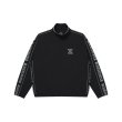 画像1: BLACK EYE PATCH (REFLECTIVE STENCIL LOGO TRACK JACKET) BLACK (1)