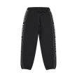 画像2: BLACK EYE PATCH (REFLECTIVE STENCIL LOGO TRACK PANTS) BLACK (2)