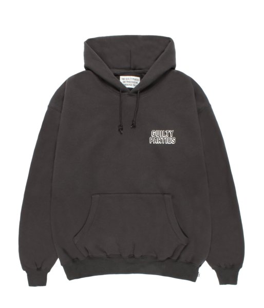 画像2: WACKO MARIA (MIDDLE WEIGHT PULLOVER HOODED SWEAT SHIRT) CHARCOAL (2)