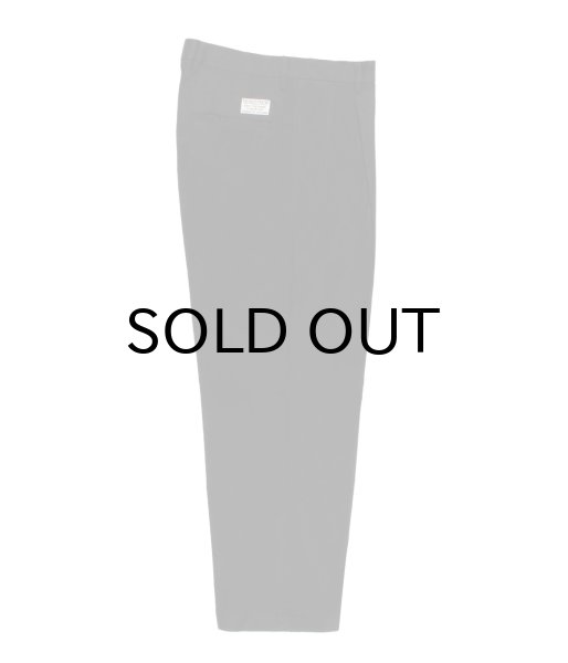 画像1: WACKO MARIA (DOUBLE PLEATED CHINO TROUSERS) BLACK (1)