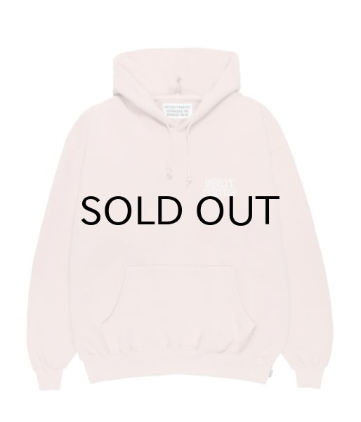 画像2: WACKO MARIA (MIDDLE WEIGHT PULLOVER HOODED SWEAT SHIRT) PINK (2)