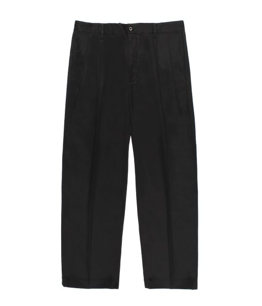画像2: WACKO MARIA (DOUBLE PLEATED CHINO TROUSERS) BLACK (2)
