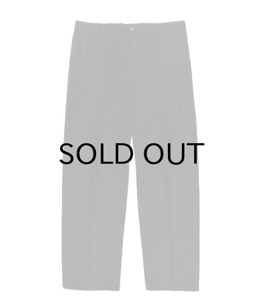 画像2: WACKO MARIA (DOUBLE PLEATED CHINO TROUSERS) BLACK (2)