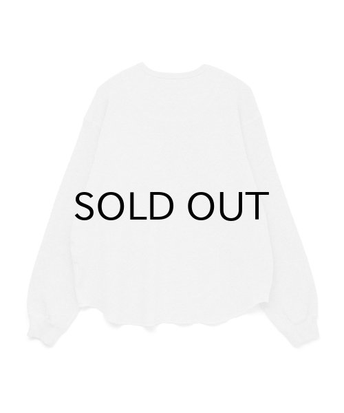 画像2: FACETASM (THERMAL KNIT LONG TEE) L.GRAY (2)