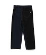 画像2: FACETASM (DENIM MERGINGSWEAT PANTS) BLACK (2)