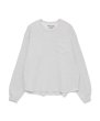 画像1: FACETASM (THERMAL KNIT LONG TEE) L.GRAY (1)