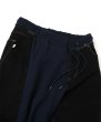 画像3: FACETASM (DENIM MERGINGSWEAT PANTS) BLACK (3)