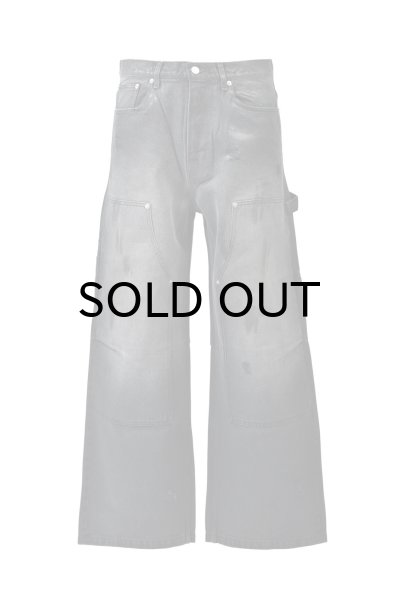 画像1: BREATH (COATING DOUBLE KNEE DENIM PANTS) BLACK -30% OFF- (1)