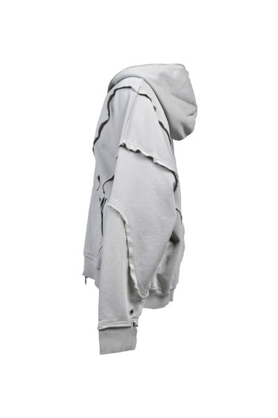 画像3: BREATH (FADE ZIP UP HOODIE TYPE-2) GREY (3)