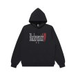 画像1: BLACK EYE PATCH (RHINESTONED HEARTBREAK LOGO HOODIE) BLACK (1)