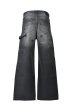 画像2: BREATH (COATING DOUBLE KNEE DENIM PANTS) BLACK (2)