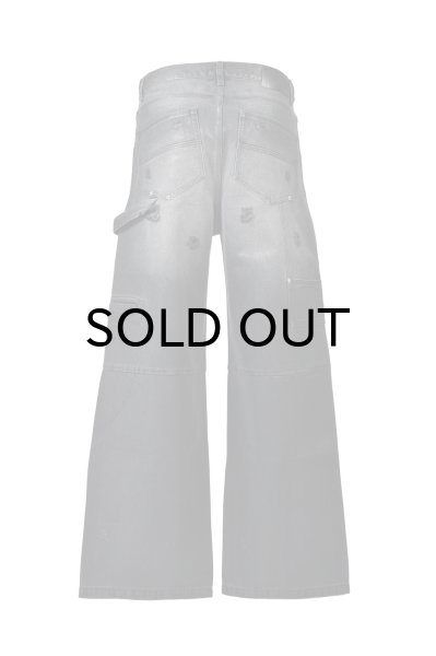 画像2: BREATH (COATING DOUBLE KNEE DENIM PANTS) BLACK -30% OFF- (2)