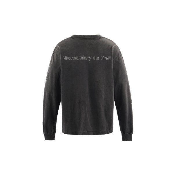 画像2: SAINT Mxxxxxx (LS T-SHIRT_SAINT DEVOTION) BLACK (2)